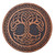 Celtic Tree of Life Wooden Sword Plaque – Decorative Round Display Shield