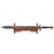 Elegant Wooden Single Sword Wall Display – Handcrafted Mount for Collectors