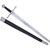 Medieval Hand Forged Longsword with Leather Scabbard