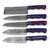 Custom Handmade Damascus Kitchen Knife Set of 4 Pcs– Professional Chef Collection