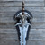 Fantasy Game Replica Steel Sword whit Display