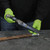 Decorative Eagle Handle Stainless Steel Knife with Chain Ball and Wooden Handle Whip Set