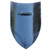 Medieval Blank Heater Shield Classic European in White Color