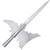 Decorative Stainless Steel Spear Ballam with Cutout Design – Polish