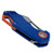 Scout & Recovery Backup Folding Knife – Blue Compact Utility Folder with Forward Swept Blade