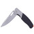 Emberstrike Folding Pocket Knife with Stainless Steel Drop Point Blade and Black Orange Handle
