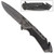 Serpentine G-10 Scale Serrated Assisted Emergency Knife