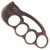 Power Jab Automatic Brass Knuckle Karambit Knife