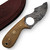 Hunt For Life Peaceful Uprising Damascus Steel Skinner Knife