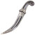 Damascus Steel Dagger with Koftgari Silverwork