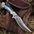 Damascus Rio Grande Lone Rider Full Tang Knife