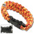 Skullz Fireball Survival Whistle 17.06 Feet Paracord Bracelet