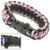 Skullz Survival Whistle Paracord Bracelet-Pink Camo Black