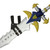 Monstrous Horned Demon Foam Sword of Death FREE Frog Combo