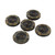 Set of Five Whirlwind Carved Horn Buttons Set of Five Whirlwind Carved Horn Buttons