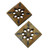 Horn Tranquil Water Lily Horn Buttons Horn Tranquil Water Lily Horn Buttons