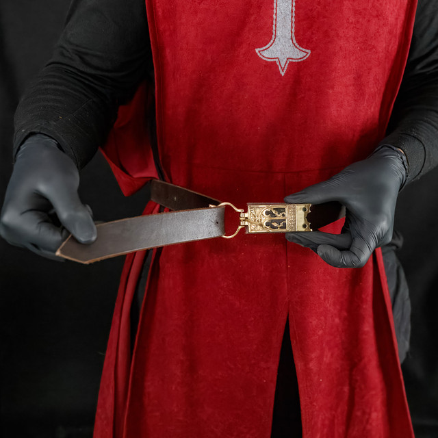 Renaissance Brass Gothic Cathedral Buckle