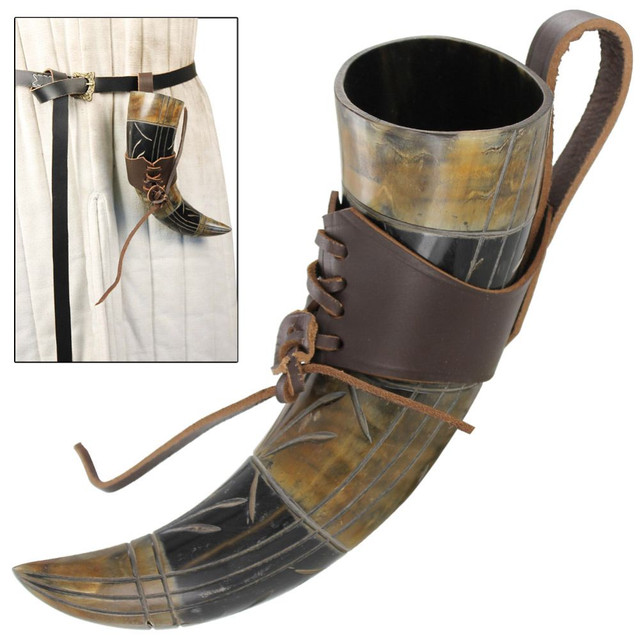 Mead of the Muses Drinking Horn