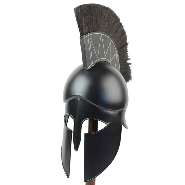 Dark Legionnaire Greek Corinthian Helmet