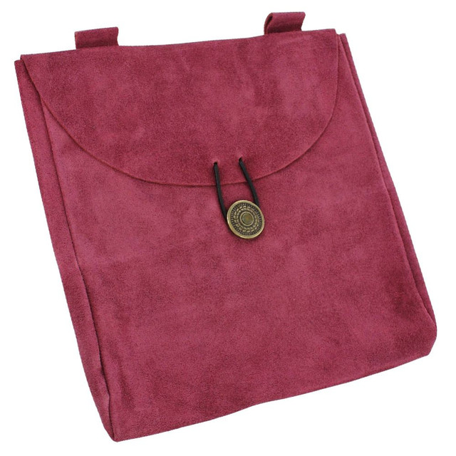 For the Love of Pink Suede Leather Pouch