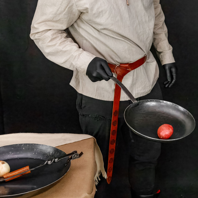 Hand Forged Medieval Frying Pan