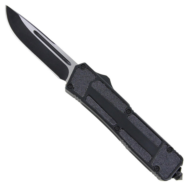 Automatic Titan Black OTF Drop Point Knife