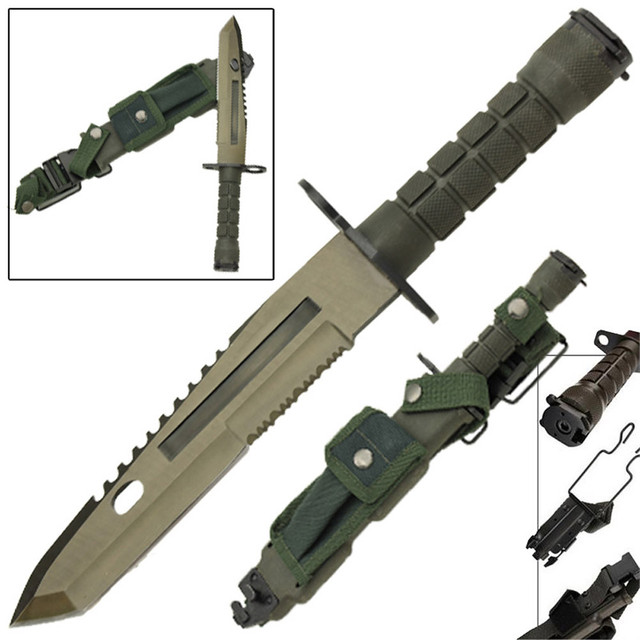 Deception Combat Military Bayonet Tactical Survival Knife
