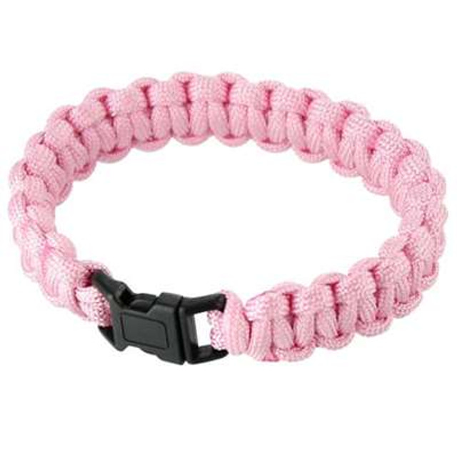 Bracelet Survival Paracord Bubblegum Pink Stylish