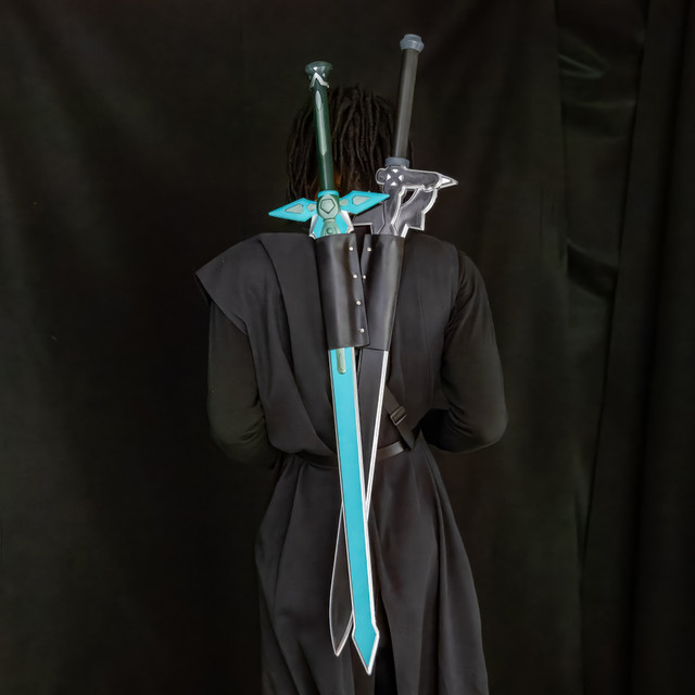 Dark Repulser Elucidator Foam Sword Back Sheath Combo