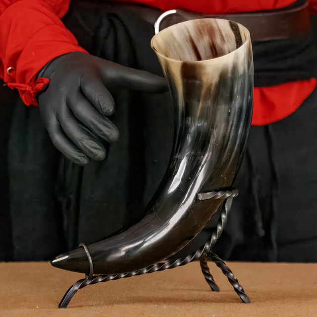 Toast to Valhalla Viking Drinking Horn