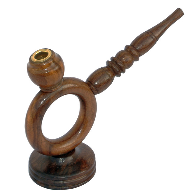 Wooden House Sparrow Tobacco Pipe