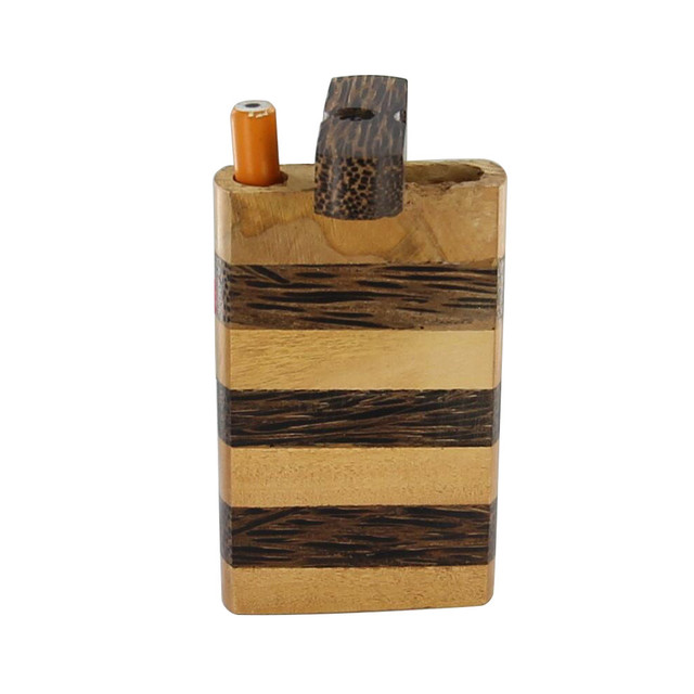 Wooden Cigarette Kalenjin Tobacco Case Dugout