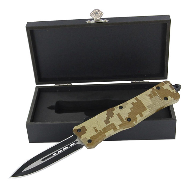 BA Knives Military Sand Dune OTF Knife Gift Set