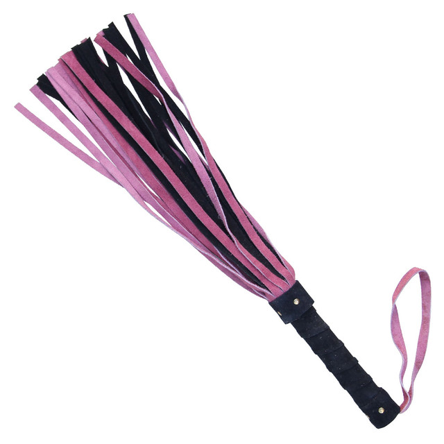 Suede Handmade Ravishing Blush Flogger Suede Handmade Ravishing Blush Flogger