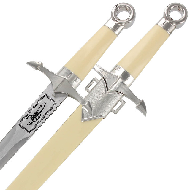 Azan Scorpion Snow White Medieval Dagger Collectible