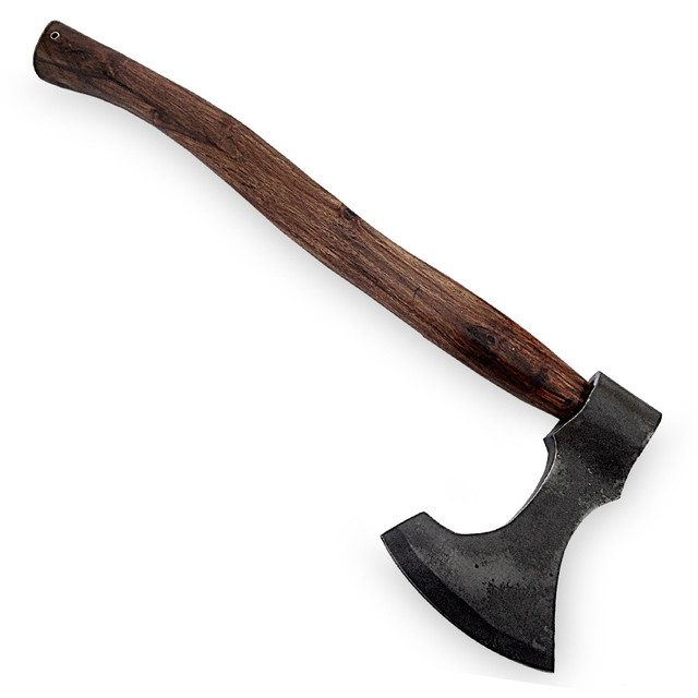 Herleifr Traditional Medieval Viking Battle Axe | Plain Handle