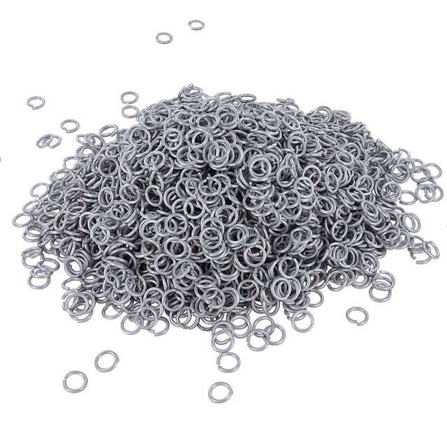 1 LB Bright Aluminum Chain Mail Jump Rings 1 LB Bright Aluminum Chain Mail Jump Rings