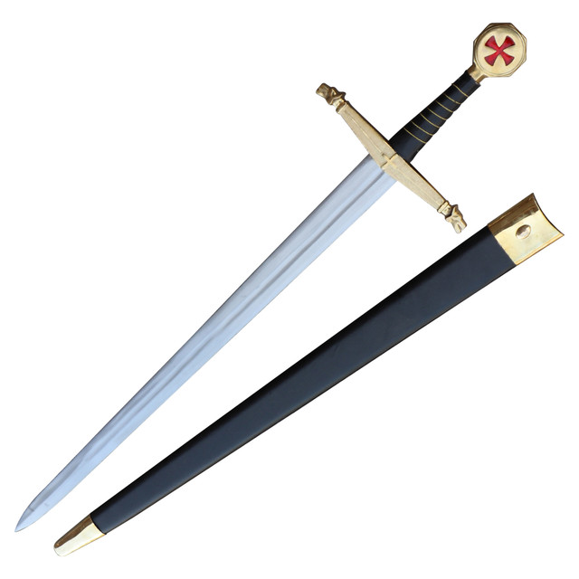 Prestigious Templar Knights Battle Ready Long Sword