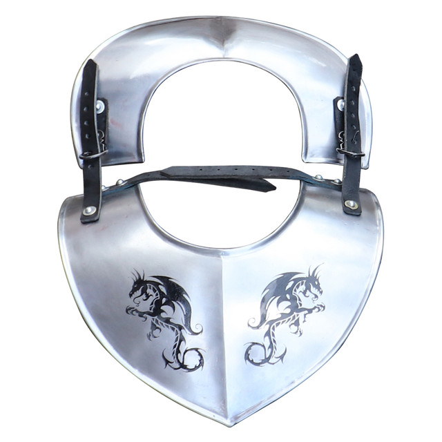 Dragon Hunter Medieval Steel Adjustable Gorget Armor