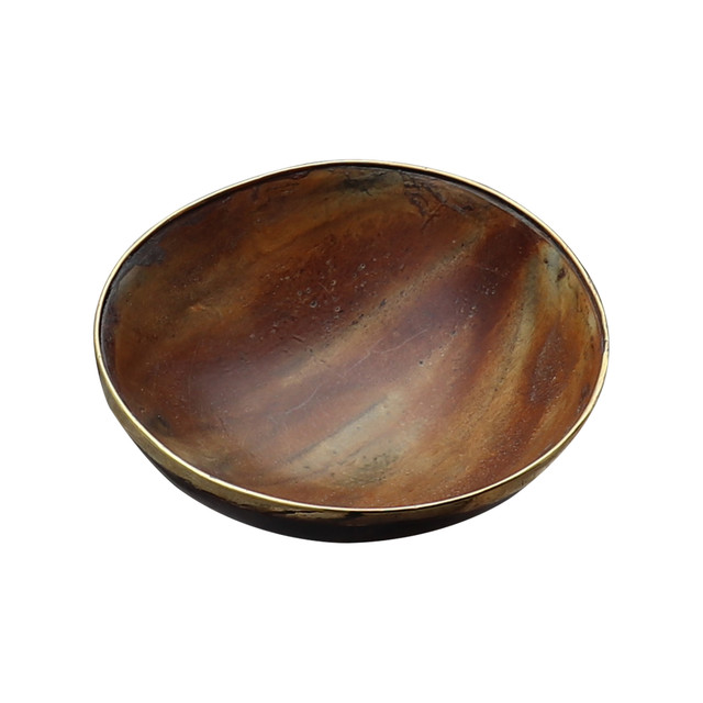 Einar Medieval Natural Horn Feasting Trinket Decorative Bowl Einar Medieval Natural Horn Feasting Trinket Decorative Bowl