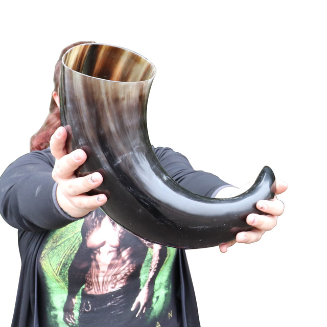 Extra Large Medieval Ale Mead Drinking Horn