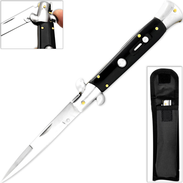 Black Tie Affair Automatic Push Button Stiletto Knife