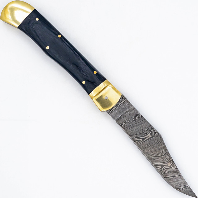 Rappel Down Automatic Large Damascus XL Lever Lock Clip Point ...