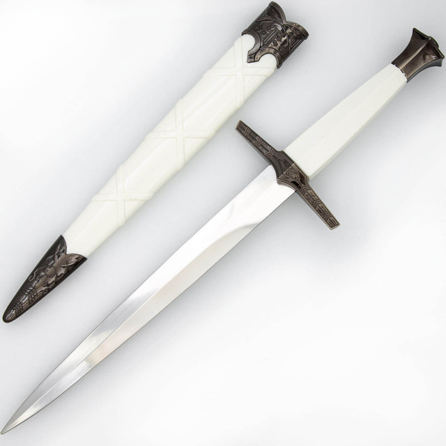 Icecap Impact Medieval Dagger w/ Hard Scabbard Historical Reenactment Knightly Cosplay Costume Knife