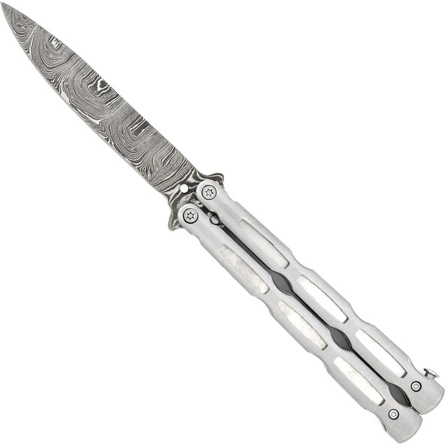 Shooting Cans Balisong Butterfly Flipper Knife