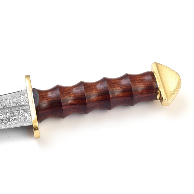 Empire Demolition Hand Forged Medieval Inspired Damascus Steel Dagger ...