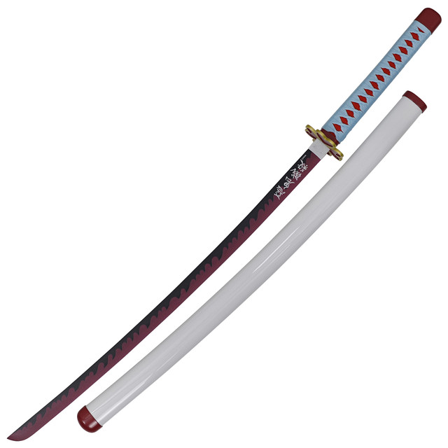 Kanroji Mitsuri Collectible Carbon Steel Replica Demon Slayer Anime Katana Sword