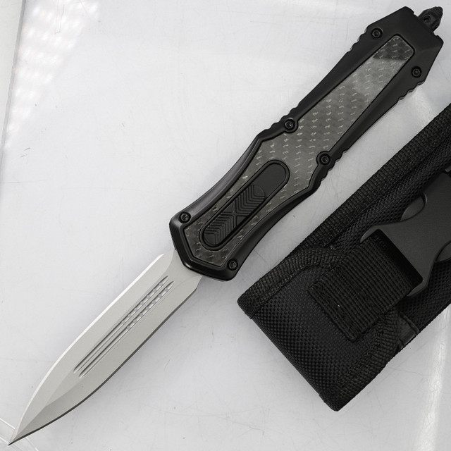 Shadowsinger Automatic Dagger Point Blade Out The Front OTF Knife |Black