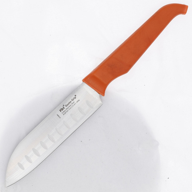 Furi Rachael Ray Basics  Asian Utility Knife with Granton Edge & Grippy Handle