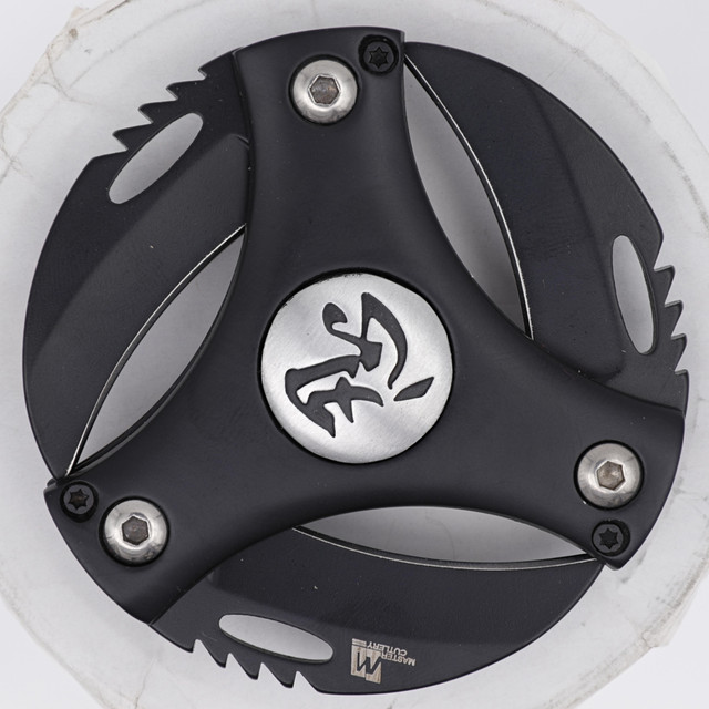 Cyclone Triple-Blade Fantasy Folding Knife – Stainless Steel Design